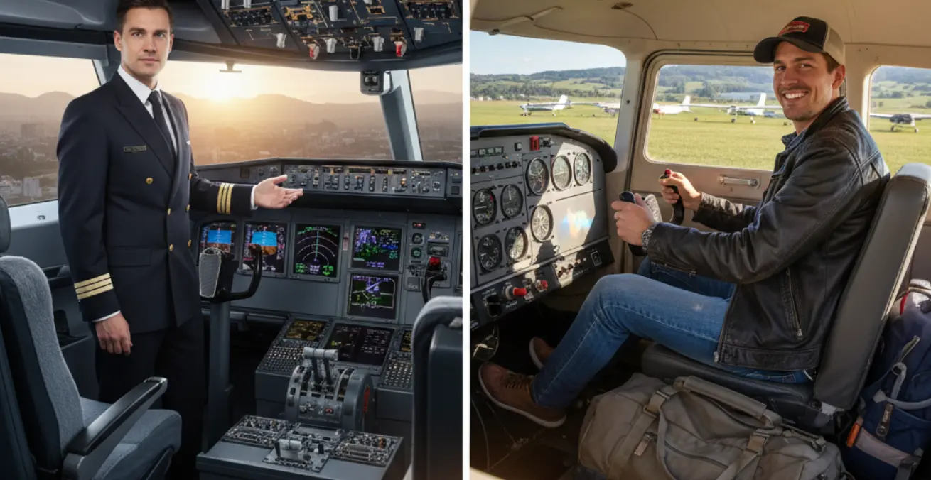 You are currently viewing Commercial Pilot vs Private Pilot: Key Differences Explained