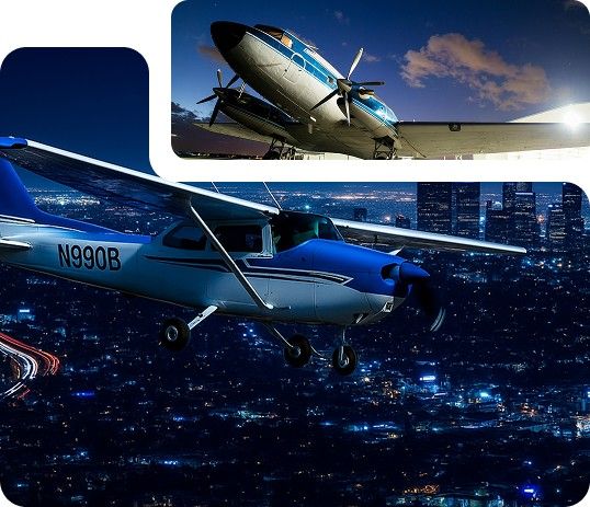 Private Sunset Flights in Los Angeles