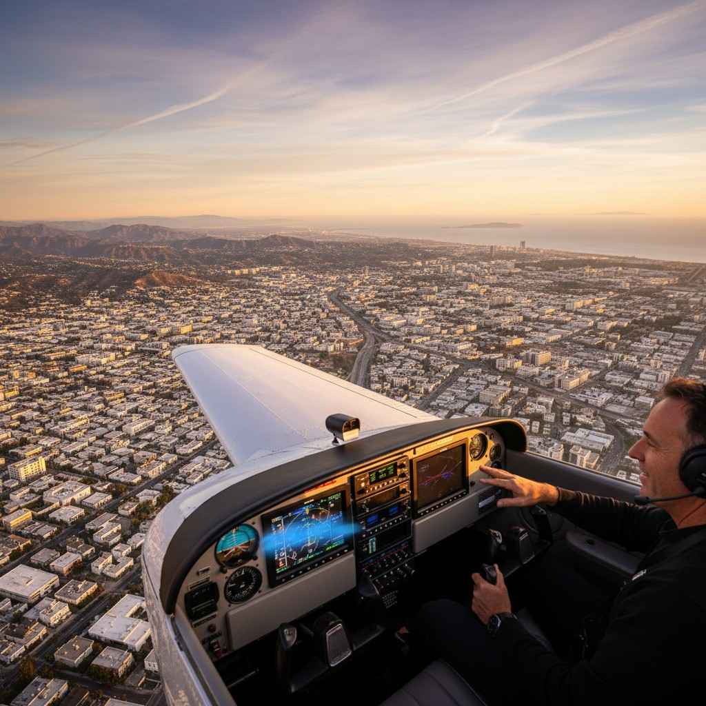 A discovery flight Los Angeles experience